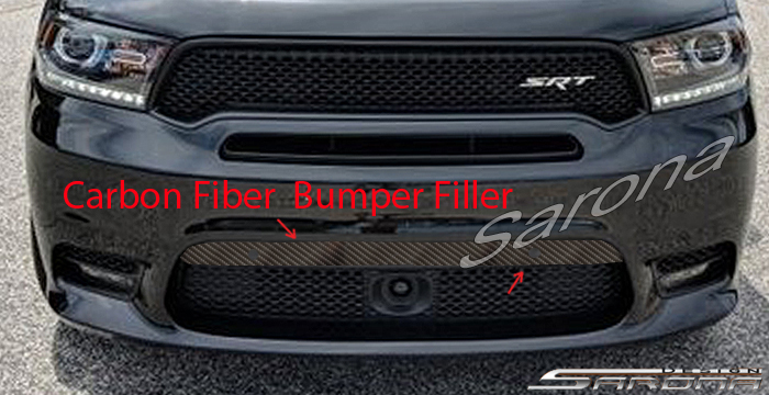 Custom Dodge Durango  SUV/SAV/Crossover Bumper Filler (2017 - 2020) - $490.00 (Part #DG-001-BF)